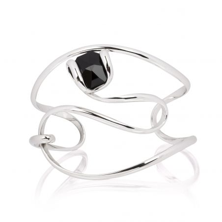 Andrea Marazzini bijoux - Bracelet cristal Swarovski Octagon Black BR3