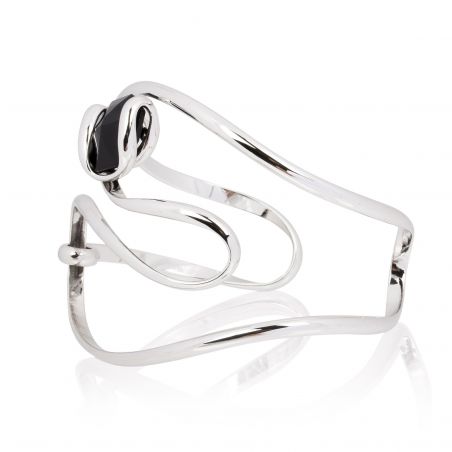 Andrea Marazzini bijoux - Bracelet cristal Swarovski Octagon Black BR3