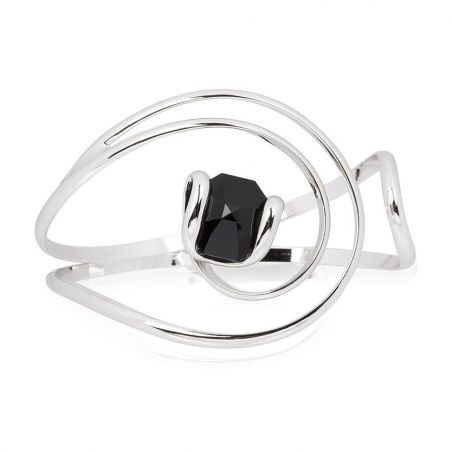 Andrea Marazzini bijoux - Bracelet cristal Swarovski Octagon Black Wave