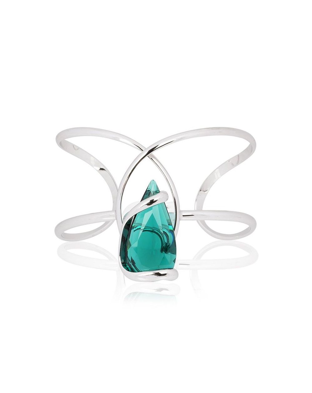 Andrea Marazzini bijoux - Bracelet cristal Swarovski Octagon Emeraude BR9