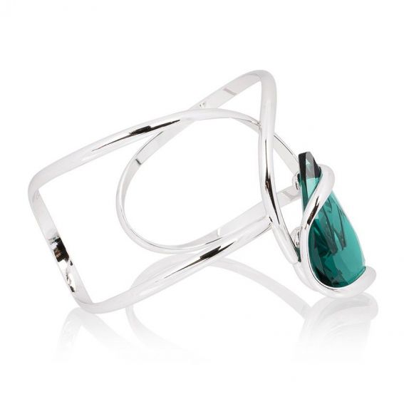 Andrea Marazzini bijoux - Bracelet cristal Swarovski Octagon Emeraude BR9