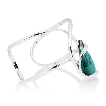 Andrea Marazzini bijoux - Bracelet cristal Swarovski Octagon Emeraude BR9