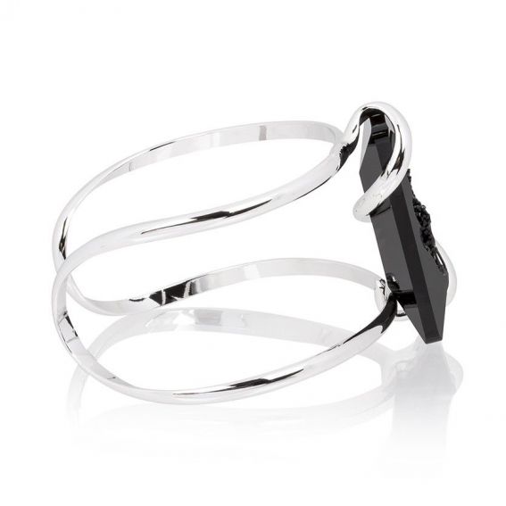 Andrea Marazzini bijoux - Bracelet cristal Swarovski Big Moondust Black BR1