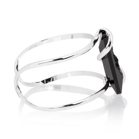 Andrea Marazzini bijoux - Bracelet cristal Swarovski Big Moondust Black BR1