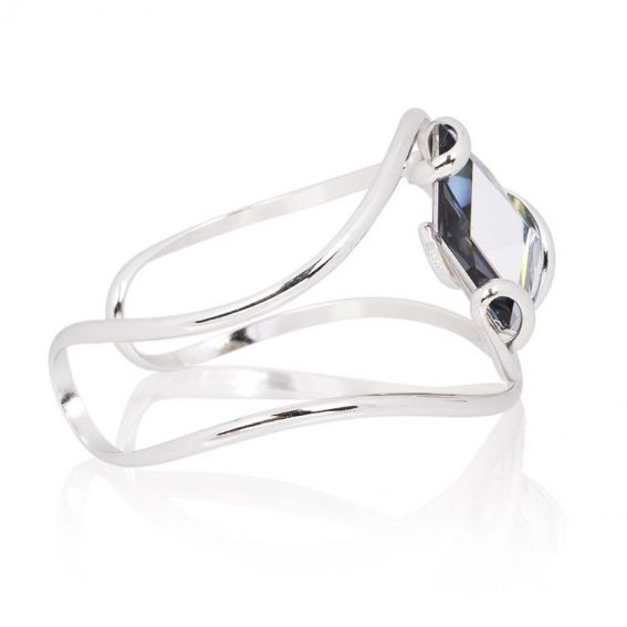 Andrea Marazzini bijoux - Bracelet cristal Swarovski Big Bangle Sahara