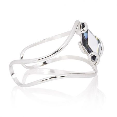 Andrea Marazzini bijoux - Bracelet cristal Swarovski Big Bangle Sahara