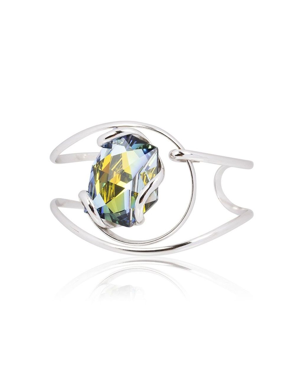 Andrea Marazzini bijoux - Bracelet cristal Swarovski Big Bangle Sahara