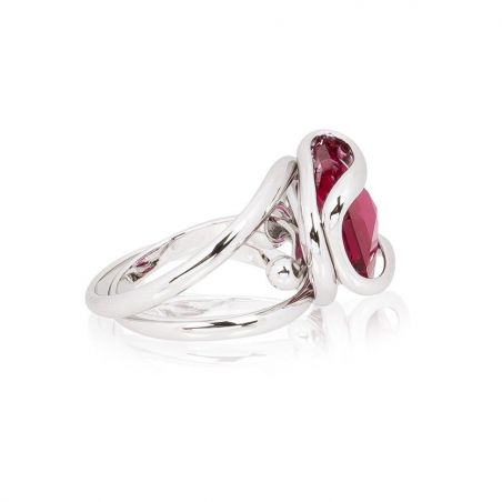 Andrea Marazzini bijoux - Bague cristal Swarovski Octagon Red DW