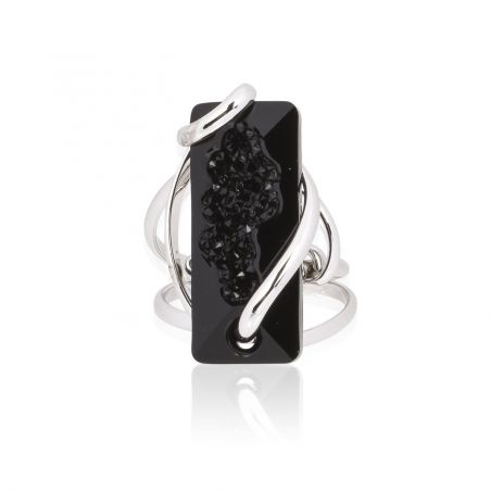 Moondust zwarte ring
