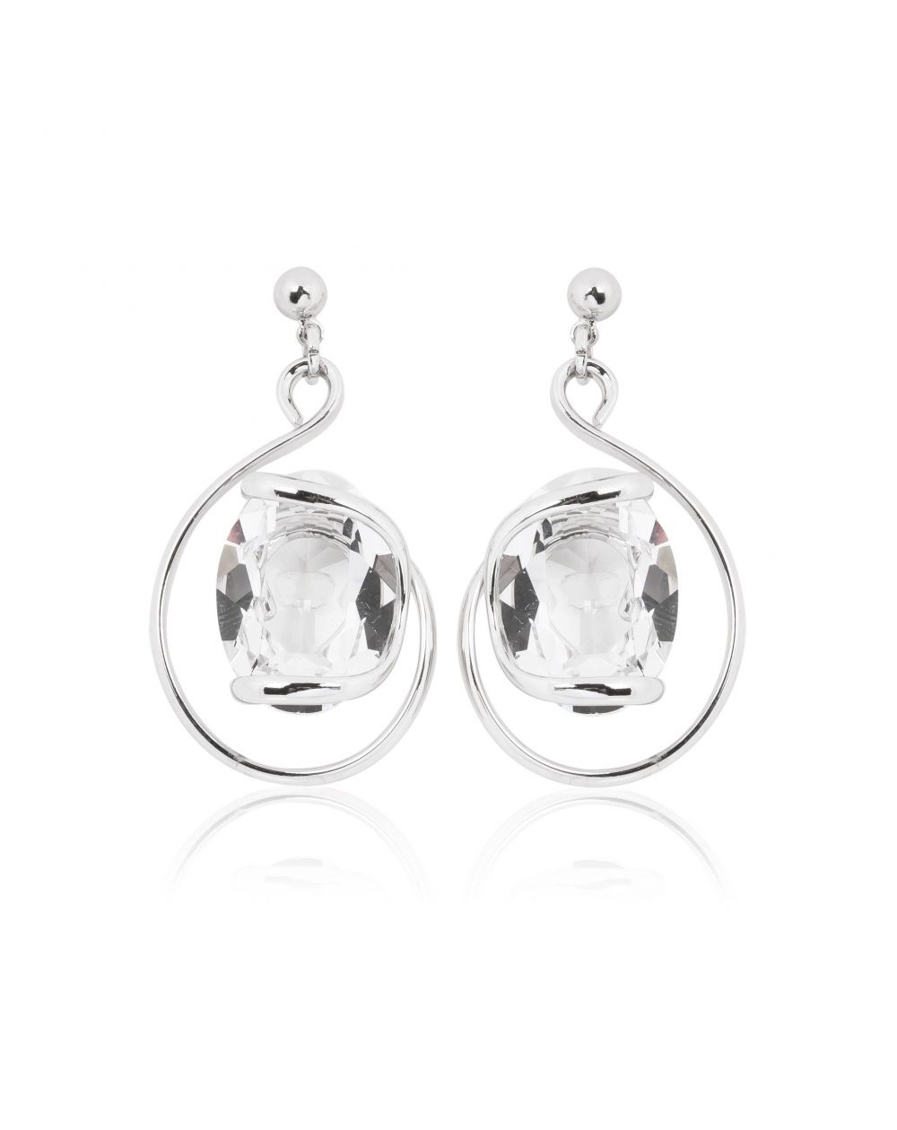 Boucles d'oreilles Andrea Marazzini - Cristal Swarovski Ovale Crystal
