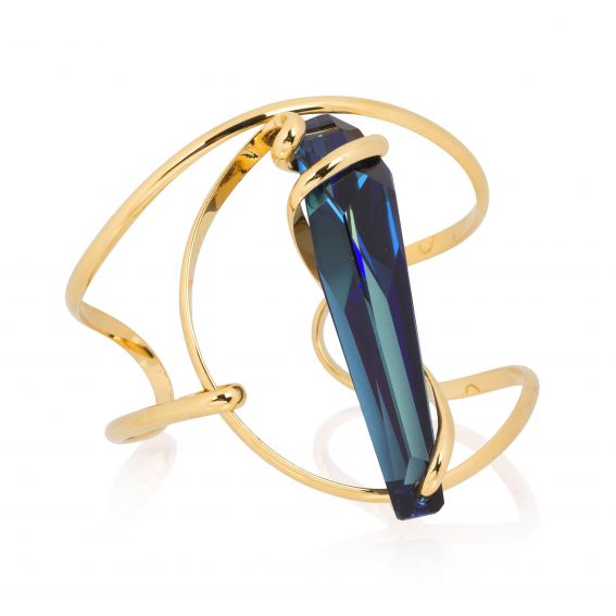 Andrea Marazzini bijoux - Bracelet cristal Swarovski Stalattite Bermuda Blue BR1