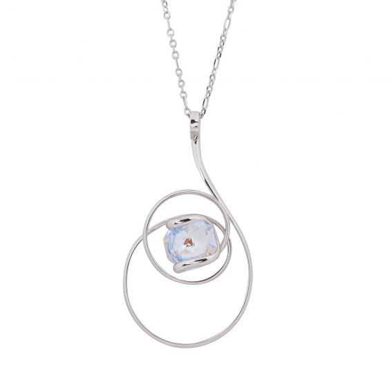 Collier Andrea Marazzini, pierre Swarovski Octagon AB Doppio Cerchio