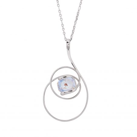 Collier Andrea Marazzini, pierre Swarovski Octagon AB Doppio Cerchio