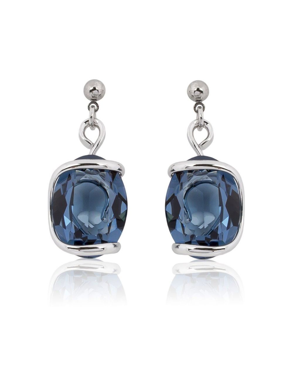 Boucles d'oreilles Andrea Marazzini - Cristal Swarovski Ovale Montana