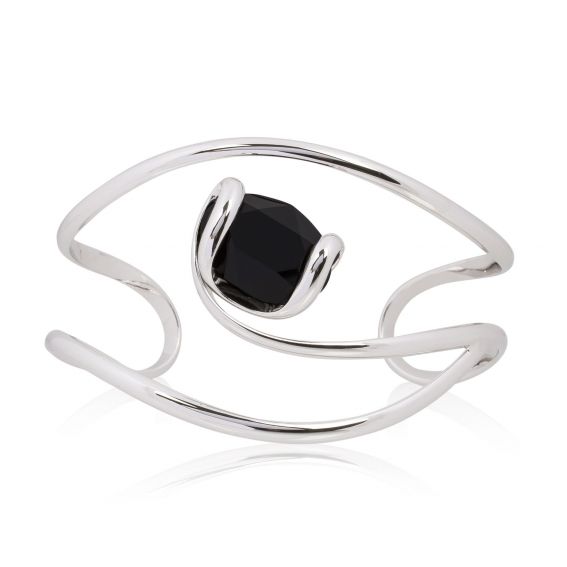 Andrea Marazzini bijoux - Bracelet cristal Swarovski Ovale Black BR6