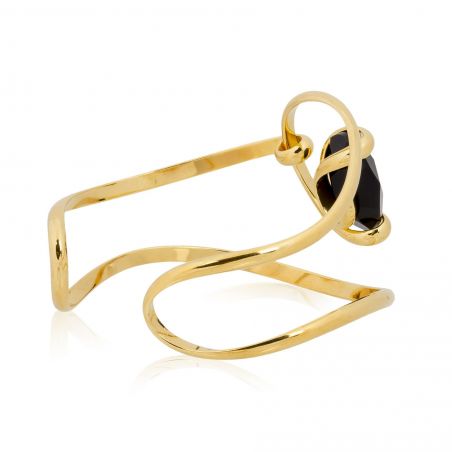 Andrea Marazzini bijoux - Bracelet cristal Swarovski Ovale Black BR1
