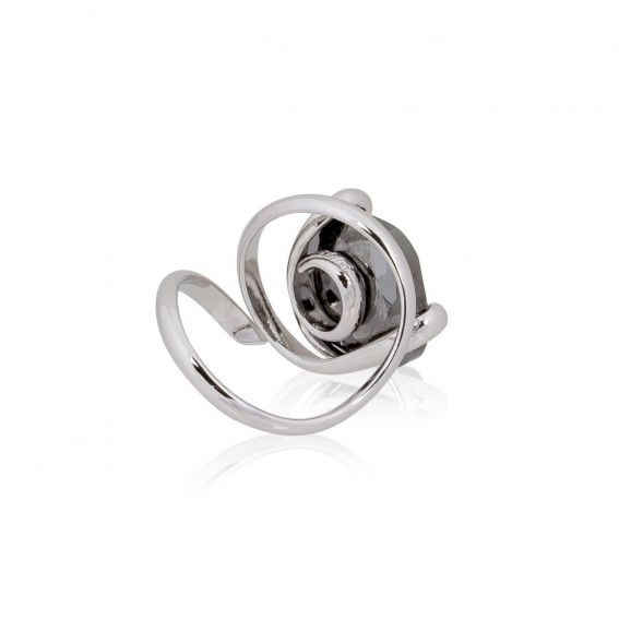 Moondust zwarte ring