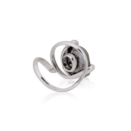 Andrea Marazzini - Bague cristal Swarovski Riflessi Silver Night R14