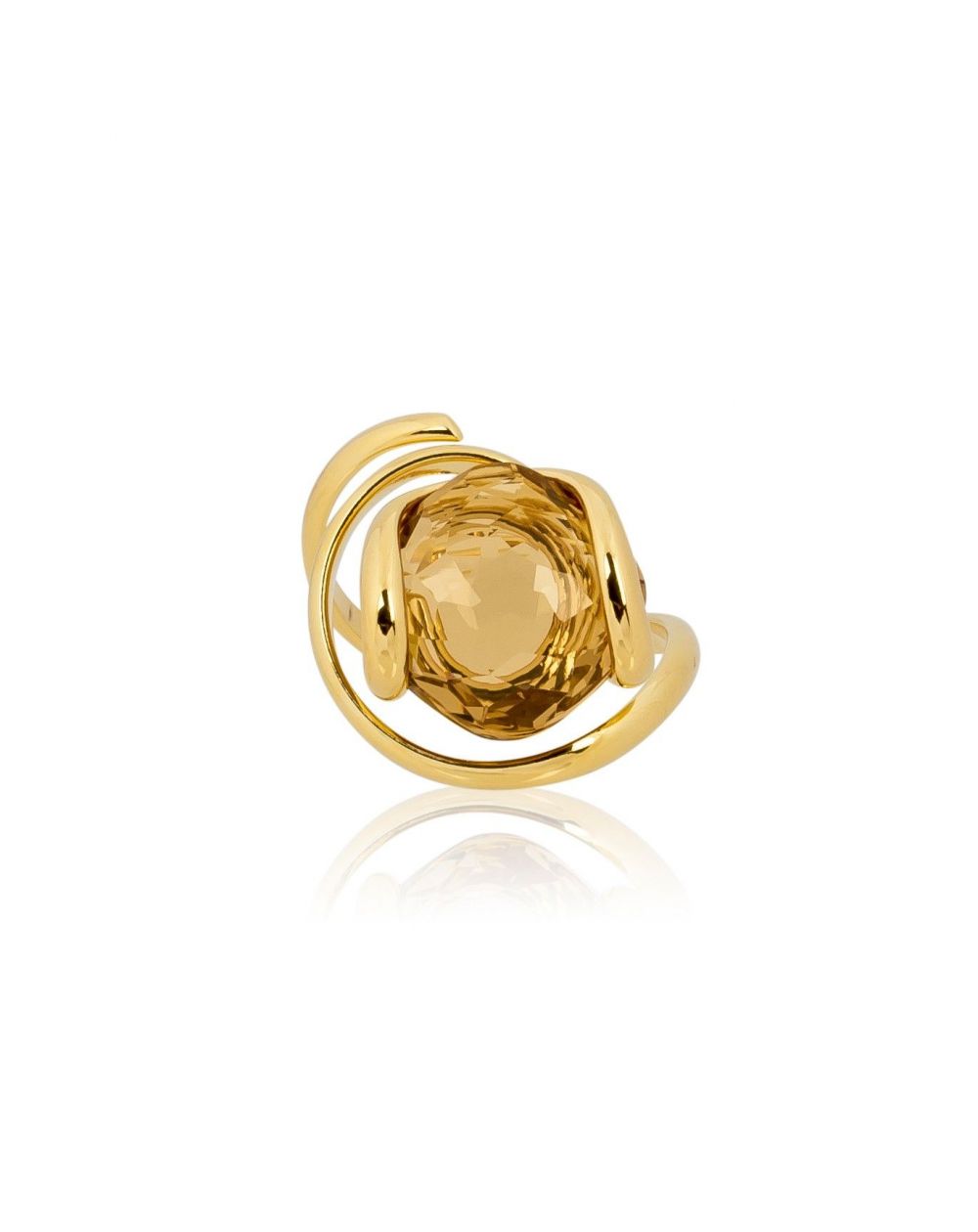 Andrea Marazzini - Bague cristal Swarovski Riflessi Golden Shadow R14