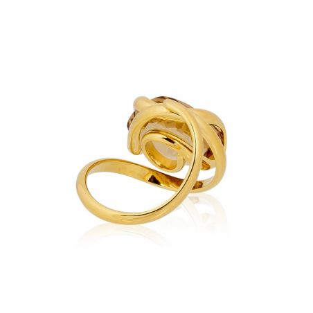 Andrea Marazzini - Bague cristal Swarovski Riflessi Golden Shadow R14