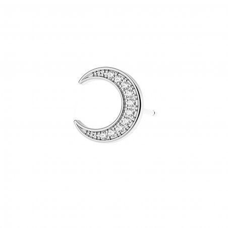 Boucles d'oreilles Lucca (1 unité) - 10 diamants - Bijoux en argent