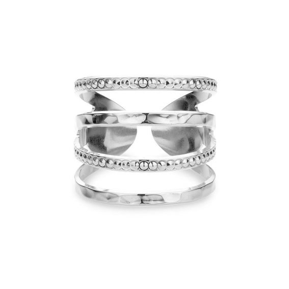 Mya Bay - New York hammered Ring
