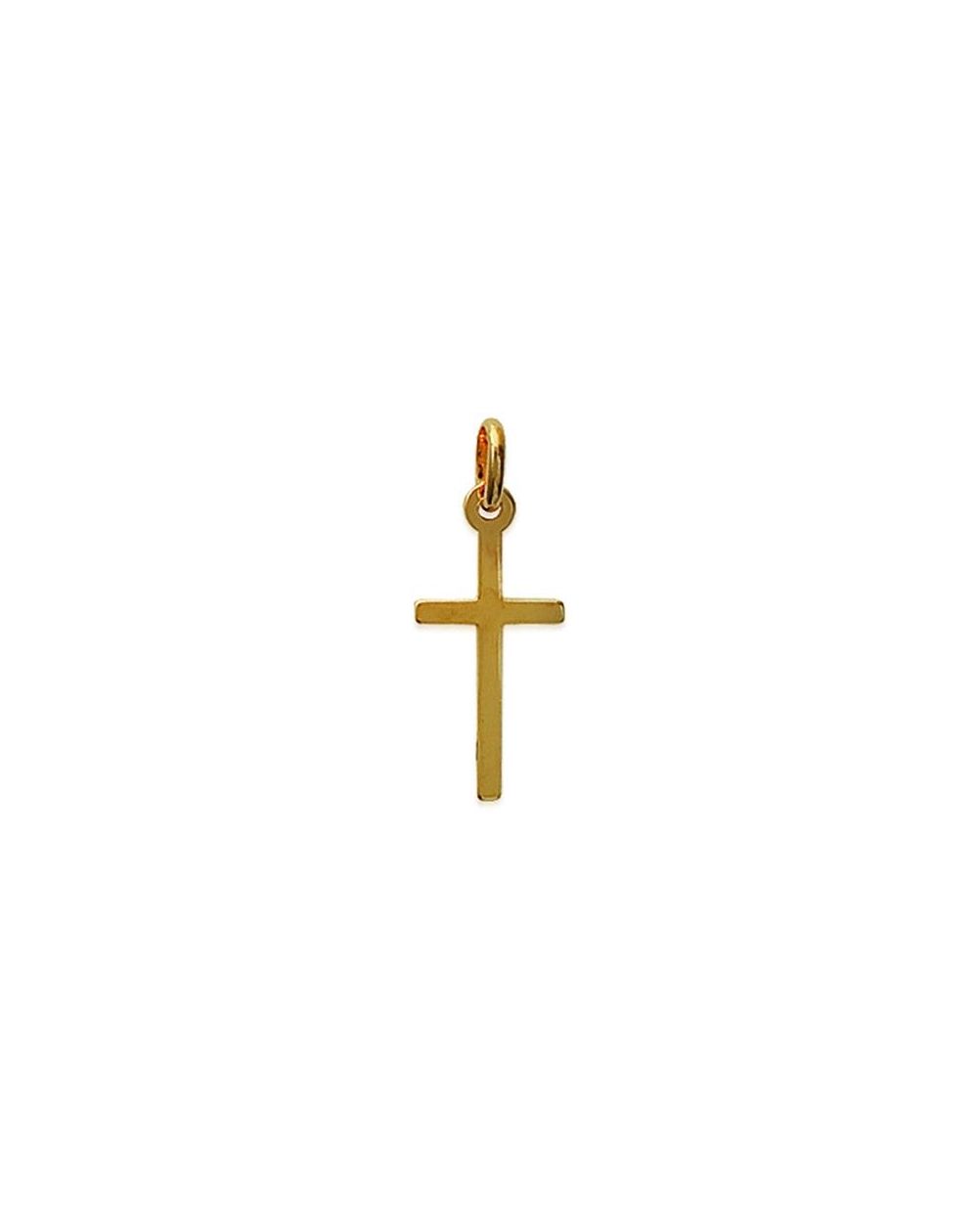 Pendentif Croix dorée - Bijoux en argent 925 - Pendentif