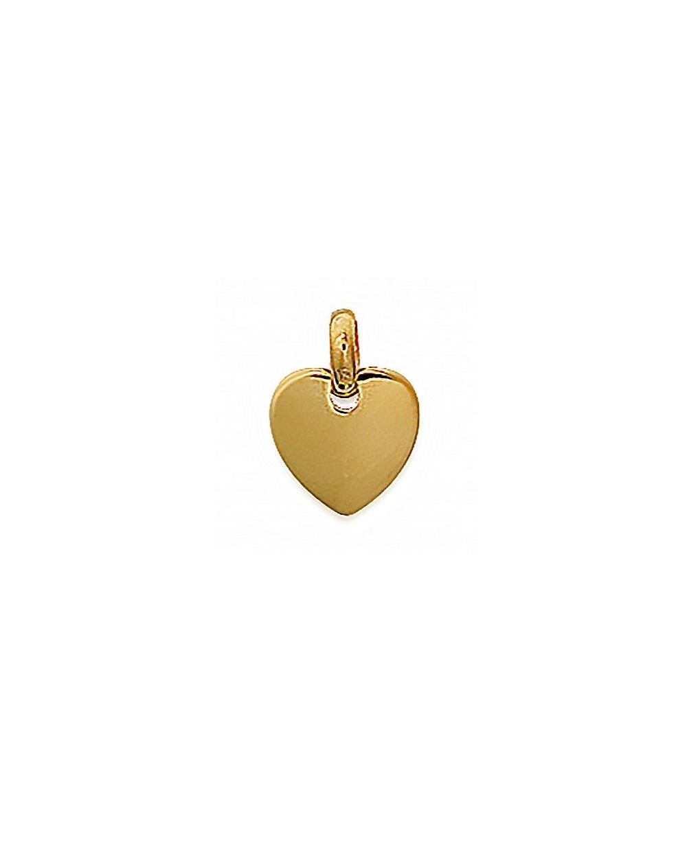 Pendentif Coeur dorée - Bijoux en argent 925 - Pendentif