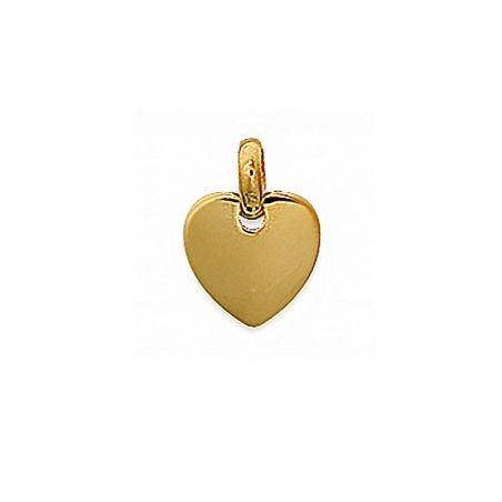 Pendentif Coeur dorée - Bijoux en argent 925 - Pendentif