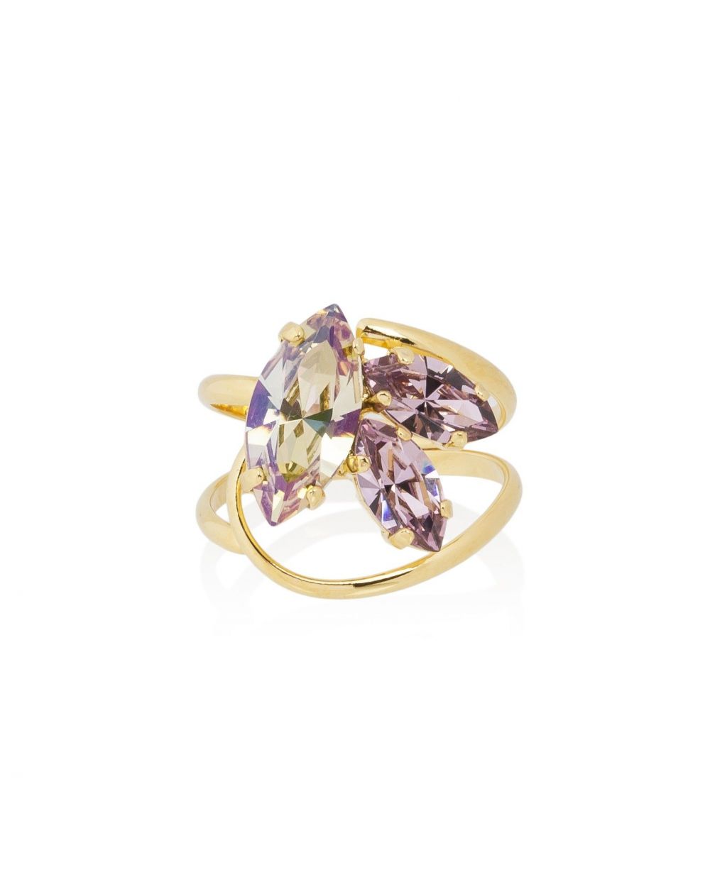 Andrea Marazzini - Bague cristal Swarovski Navette EVE1