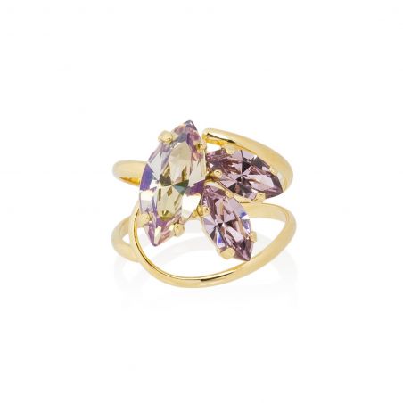 Andrea Marazzini - Bague cristal Swarovski Navette EVE1
