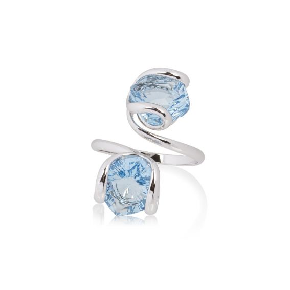 swarovski small mystic aquamarine crystal ring rhsmyaqrcd