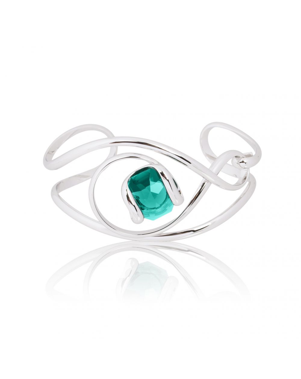 Andrea Marazzini bijoux - Bracelet cristal Swarovski  Octagon Emeraude BR2