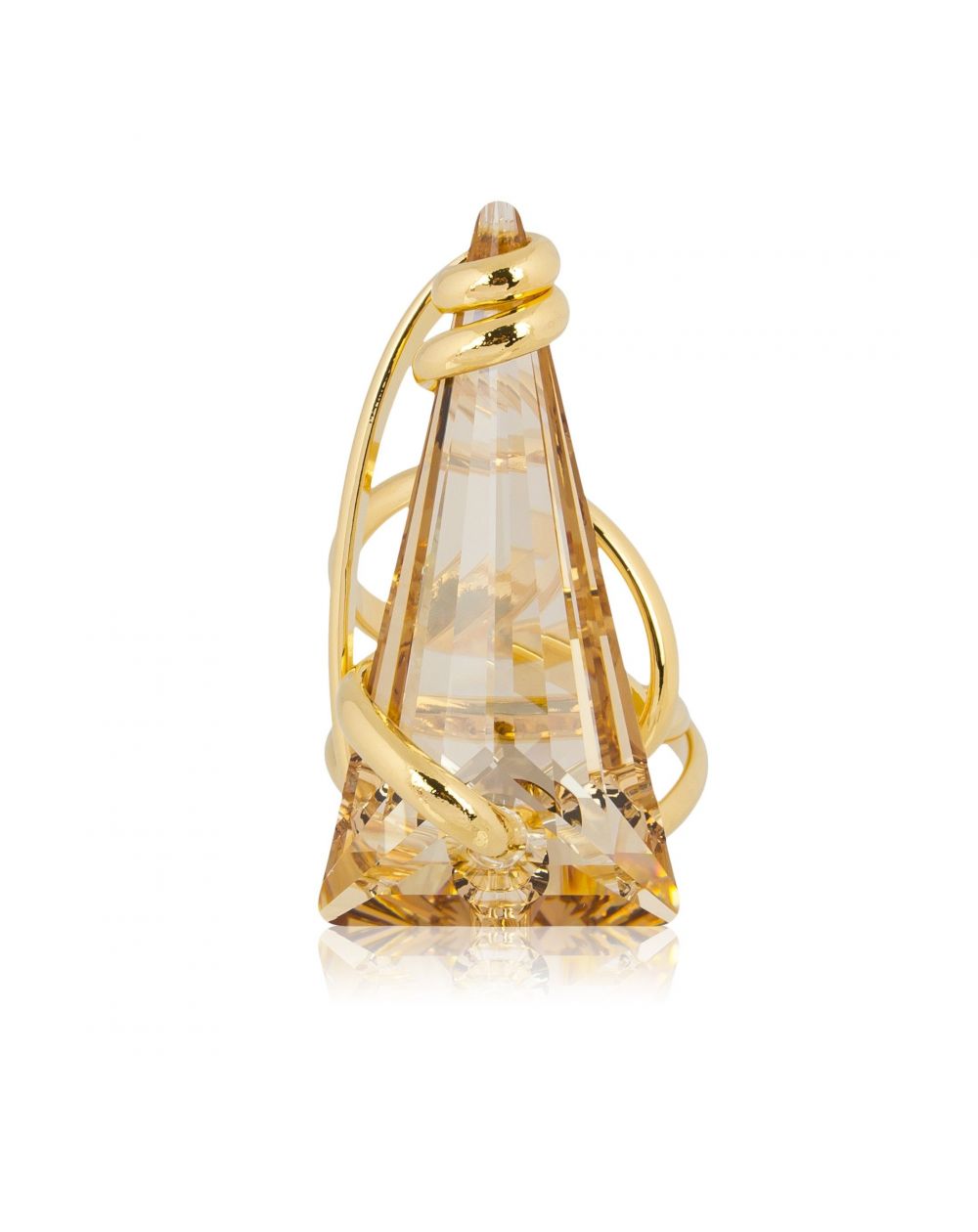 Andrea Marazzini - Bague Cristal Swarovski Spike Golden Shadow