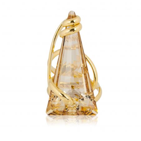 Andrea Marazzini - Bague Cristal Swarovski Spike Golden Shadow