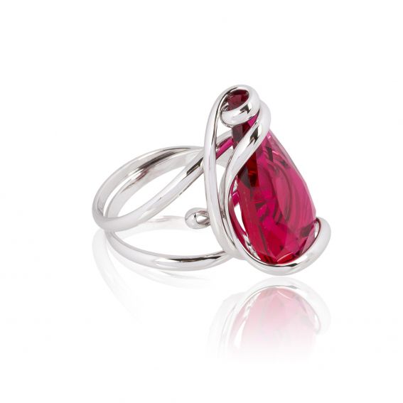 Andrea Marazzini - Bague Cristal Swarovski Florence Red