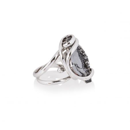 Moondust zwarte ring