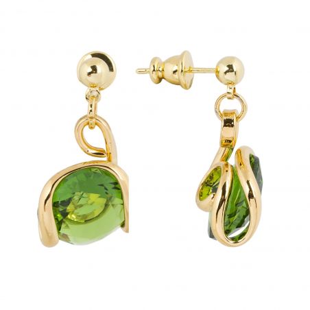 Swarovski blue crystal earrings