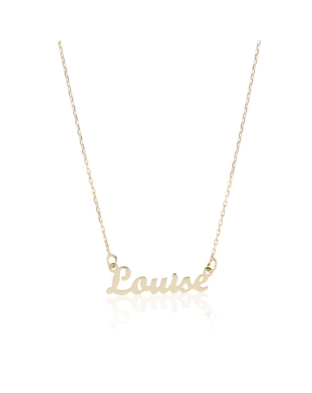 Collier prénom en or 9 ou 18 carats - Bijou & Collier Personnalisable