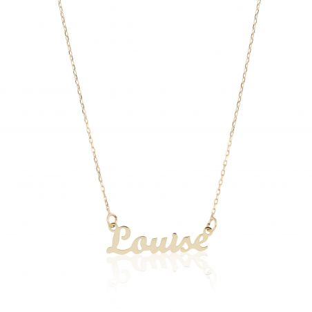 Zilveren naamketting