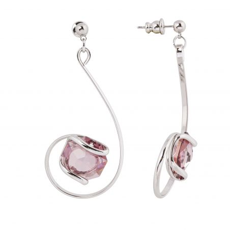 Boucles d'oreille Andrea Marazzini - Boucles d'oreilles Octagon Antique Pink Longues