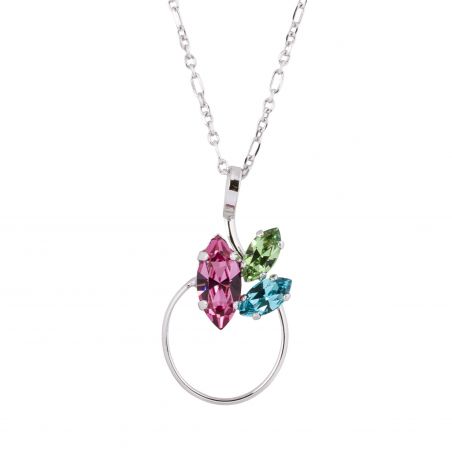 Collier Andrea Marazzini, pierre Swarovski Navette F43 Rio