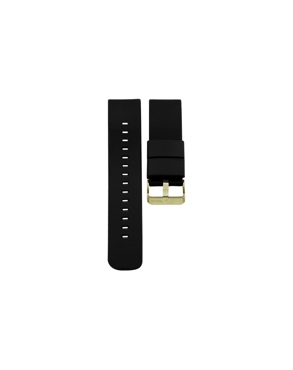Bracelet montre connecté OOZOO caoutchouc noir - 401.20 - Marque OOZOO