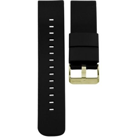 Bracelet montre connecté OOZOO caoutchouc noir - 401.20 - Marque OOZOO