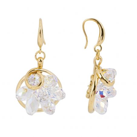 Swarovski blue crystal earrings