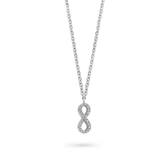 Collier infini Diamanti Per Tutti - 21 diamants  - Bijoux en argent avec diamants