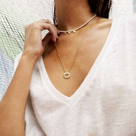 Tamouré black necklace