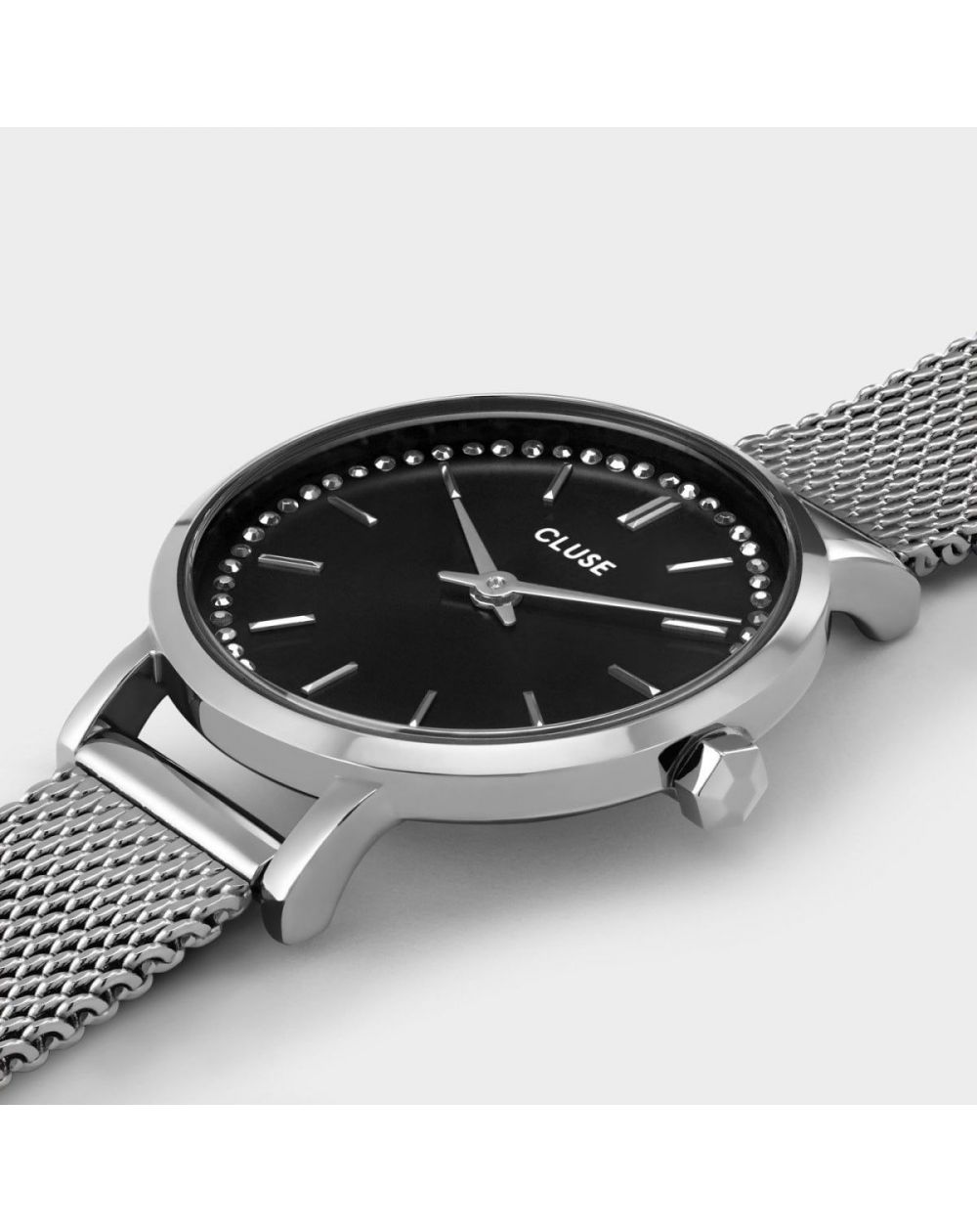 CLUSE Horloge - Boho Chic Petite, Zwart Zilver - CW10502