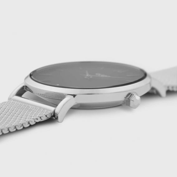 CLUSE horloge - Triomphe Steel White Pearl, zilverkleurig