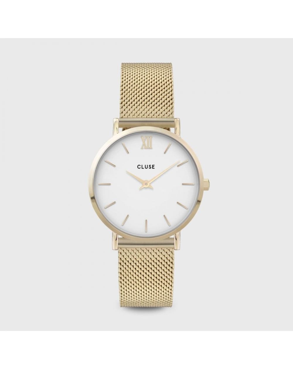 Montre CLUSE - Minuit Mesh White, Gold Colour